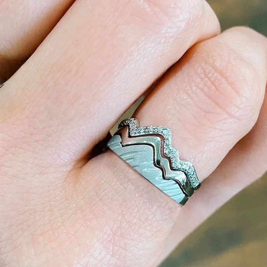 MOUNTAIN TOP RING (3 Pcs Set) - Concordia Style Boutique