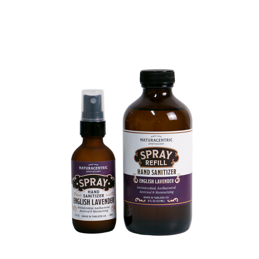 English Lavender Essential Oil Based Hand Sanitizer Spray - Concordia Style Boutique