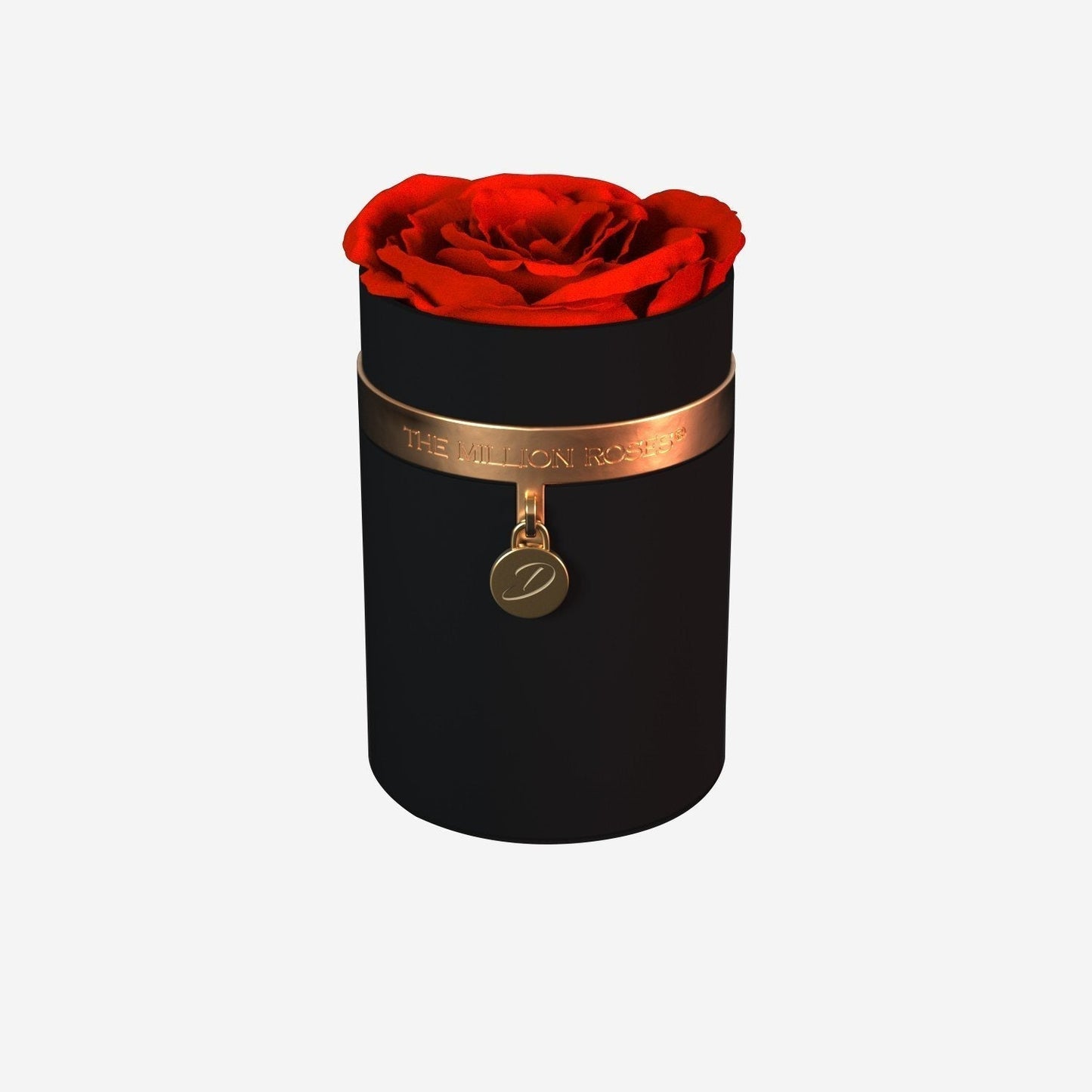 One in a Million™ Round Black Box | Charm Edition | Red Rose