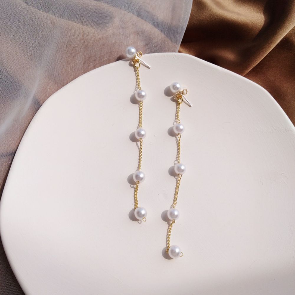 DANGLING PEARL EARRINGS (PAIR) - Concordia Style Boutique