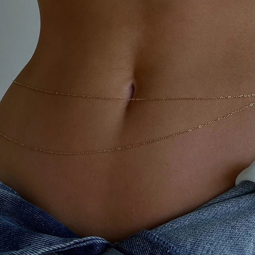 LAYERED WAIST GOLD CHAIN (ADJUSTABLE) - Concordia Style Boutique