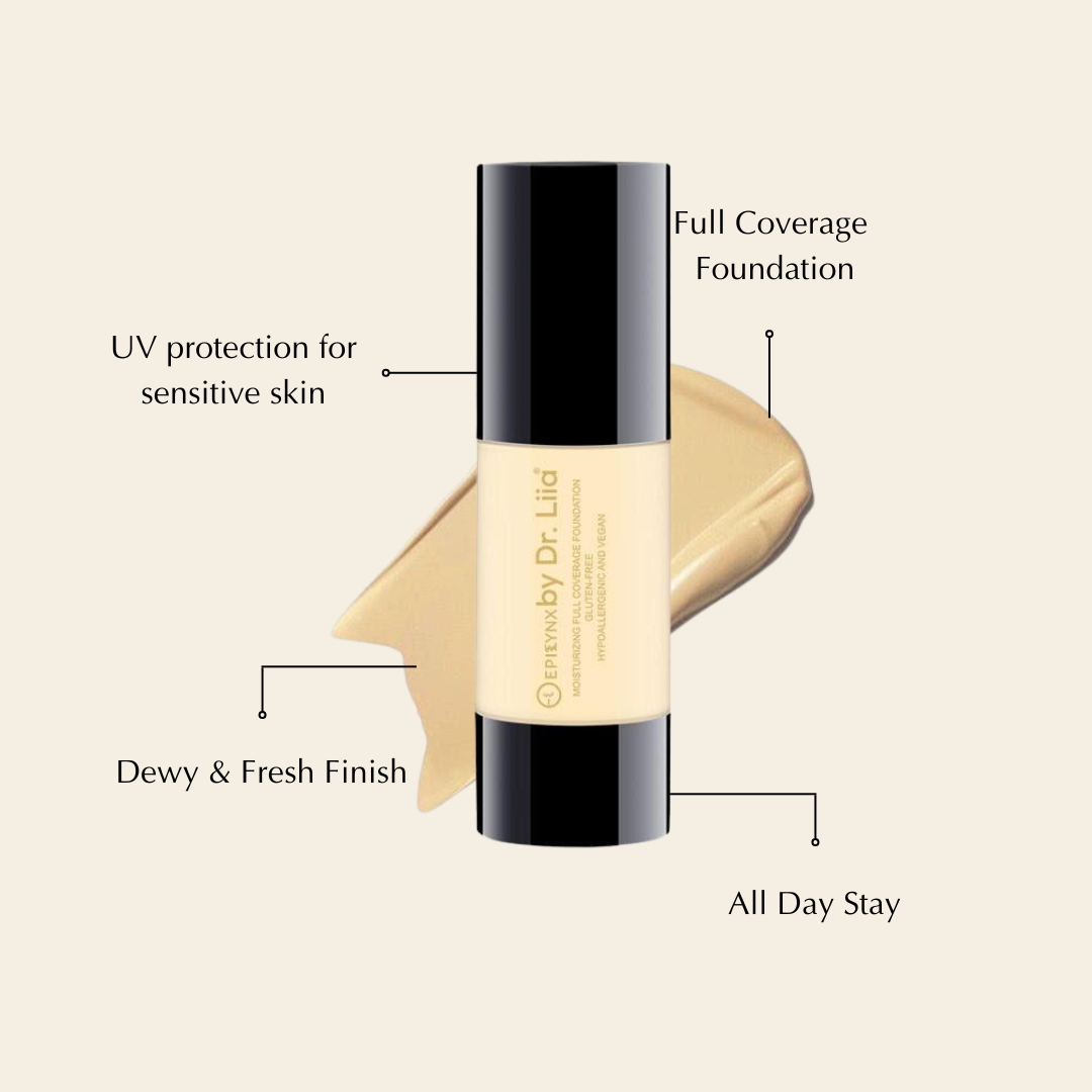 Full Coverage Foundation with SPF 15 - For Flawless Skin - Concordia Style Boutique
