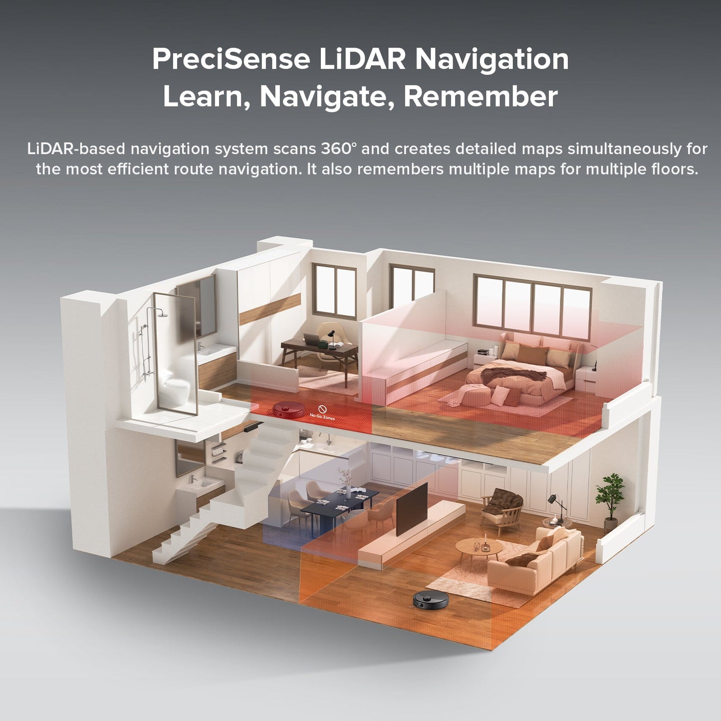 Roborock Q10 X5 Robot Vacuum and Mop with 10,000 Pa Power Suction