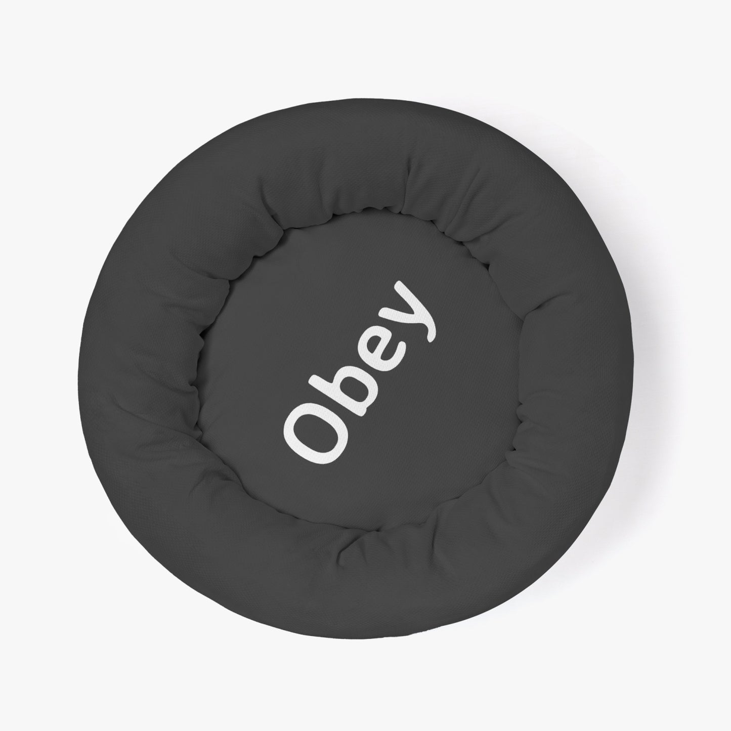 Obey - Round Small Size Pet Bed - Premium pet bed from Concordia Style Boutique - Just $25.50! Shop now at Concordia Style Boutique