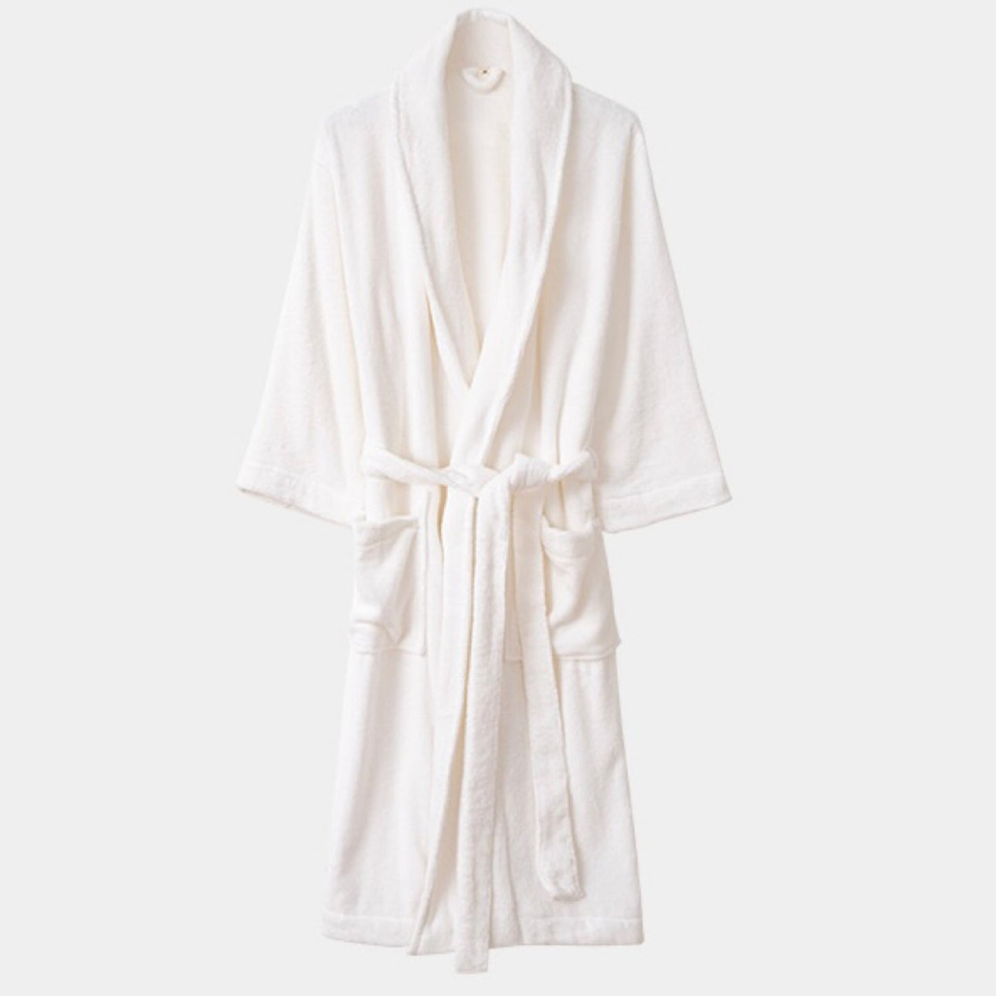 Classic Ultra-Soft Absorbent Cotton Bathrobe / Dark Gray