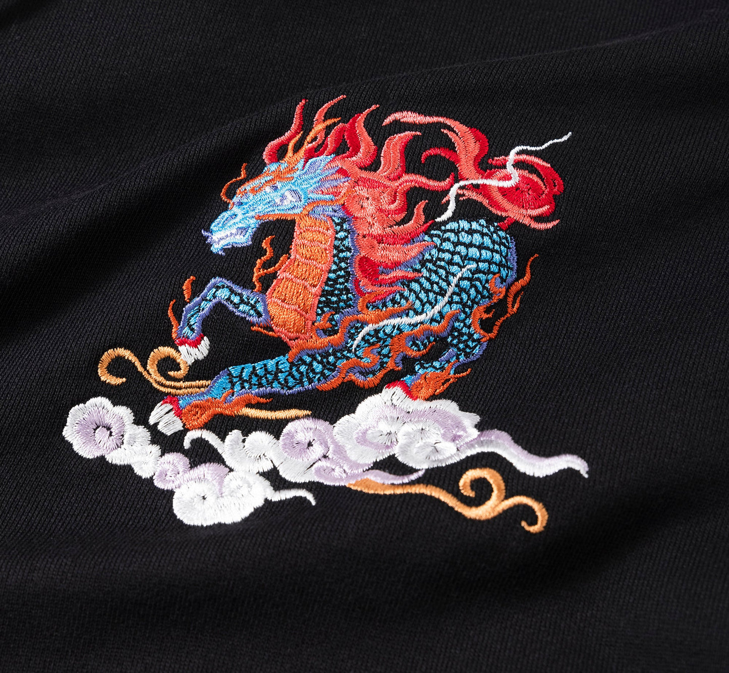KH9240 Demon Horse Embroidery Hoodie - Concordia Style Boutique
