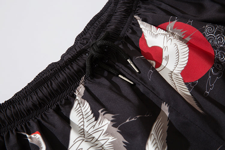 YC142 Red River Cranes Lightweight Pants - Concordia Style Boutique