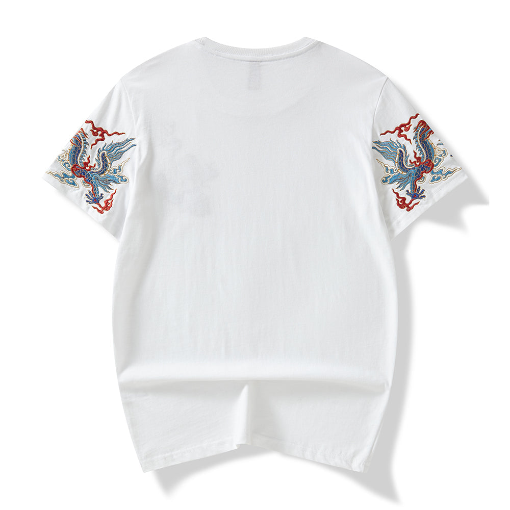 KH691 Raging Dragons Embroidery Tee - Concordia Style Boutique