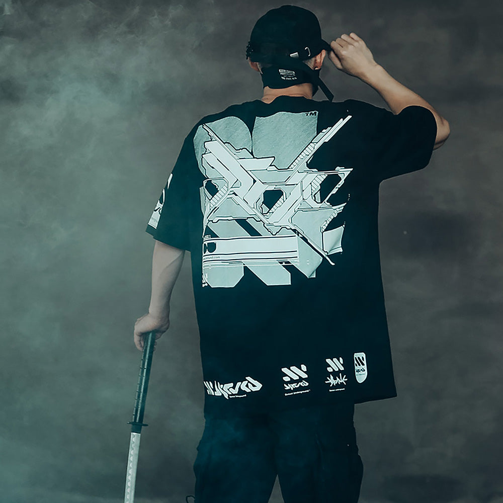 Sim9003 Double X Cyberpunk Tee - Concordia Style Boutique