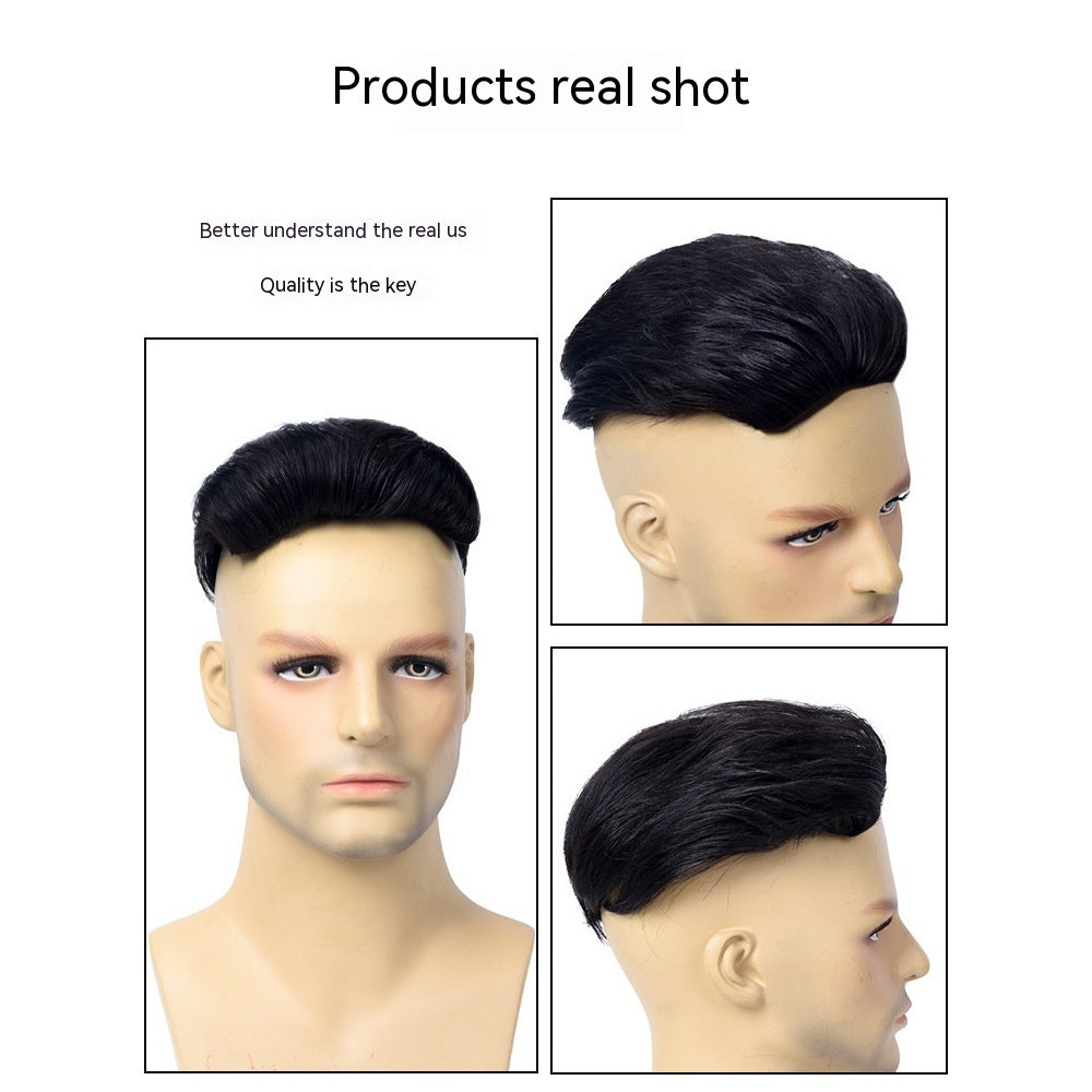 Men's Wig Big Invisible Hair Supplementing Piece - Premium wig from Concordia Style Boutique - Just $21.97! Shop now at Concordia Style Boutique