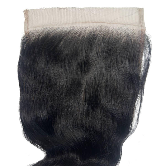 Jet Black Body Wave 6x6 HD Lace Human Hair Closure