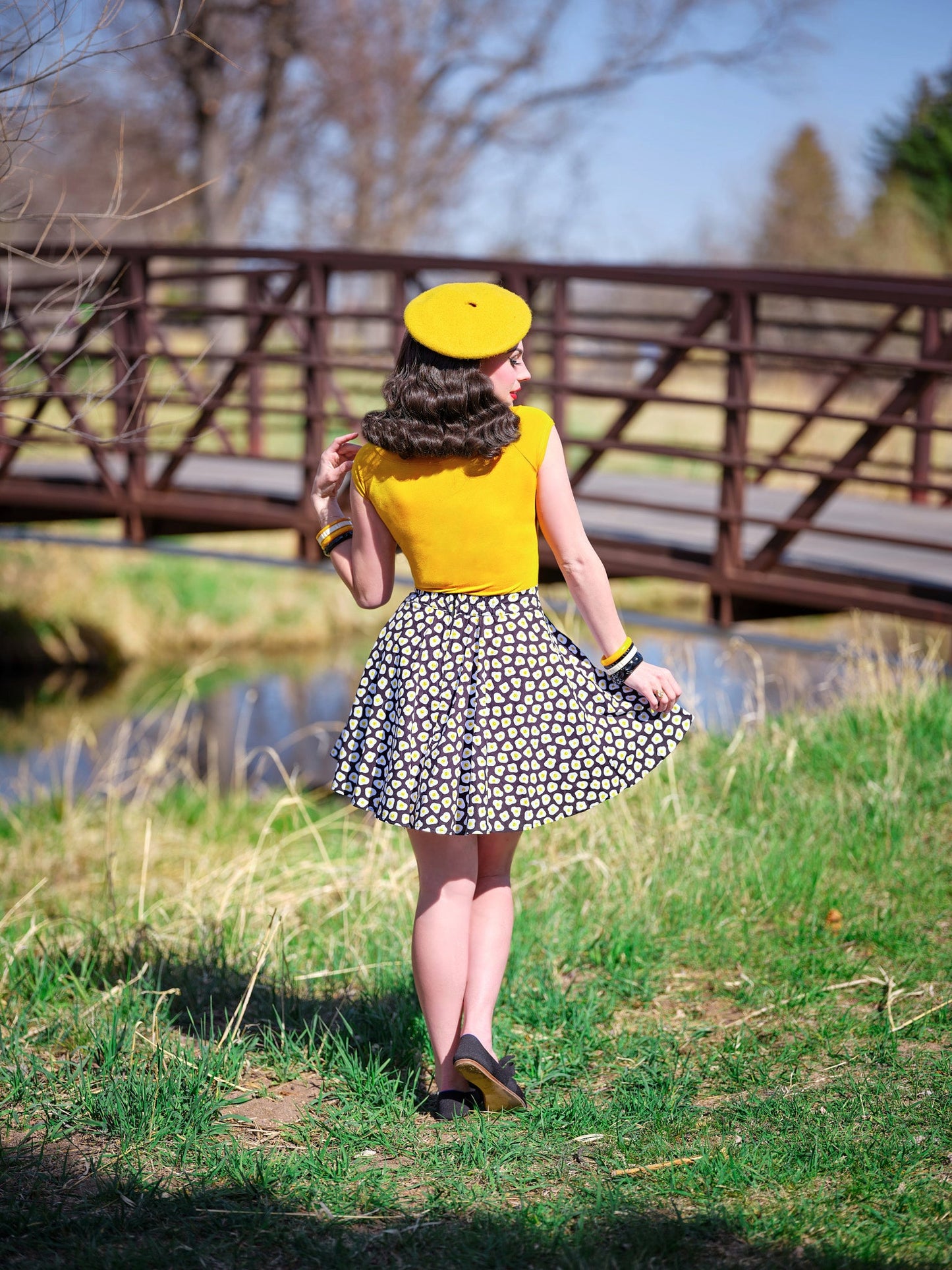 Sunny Side Up Skater Skirt - Concordia Style Boutique