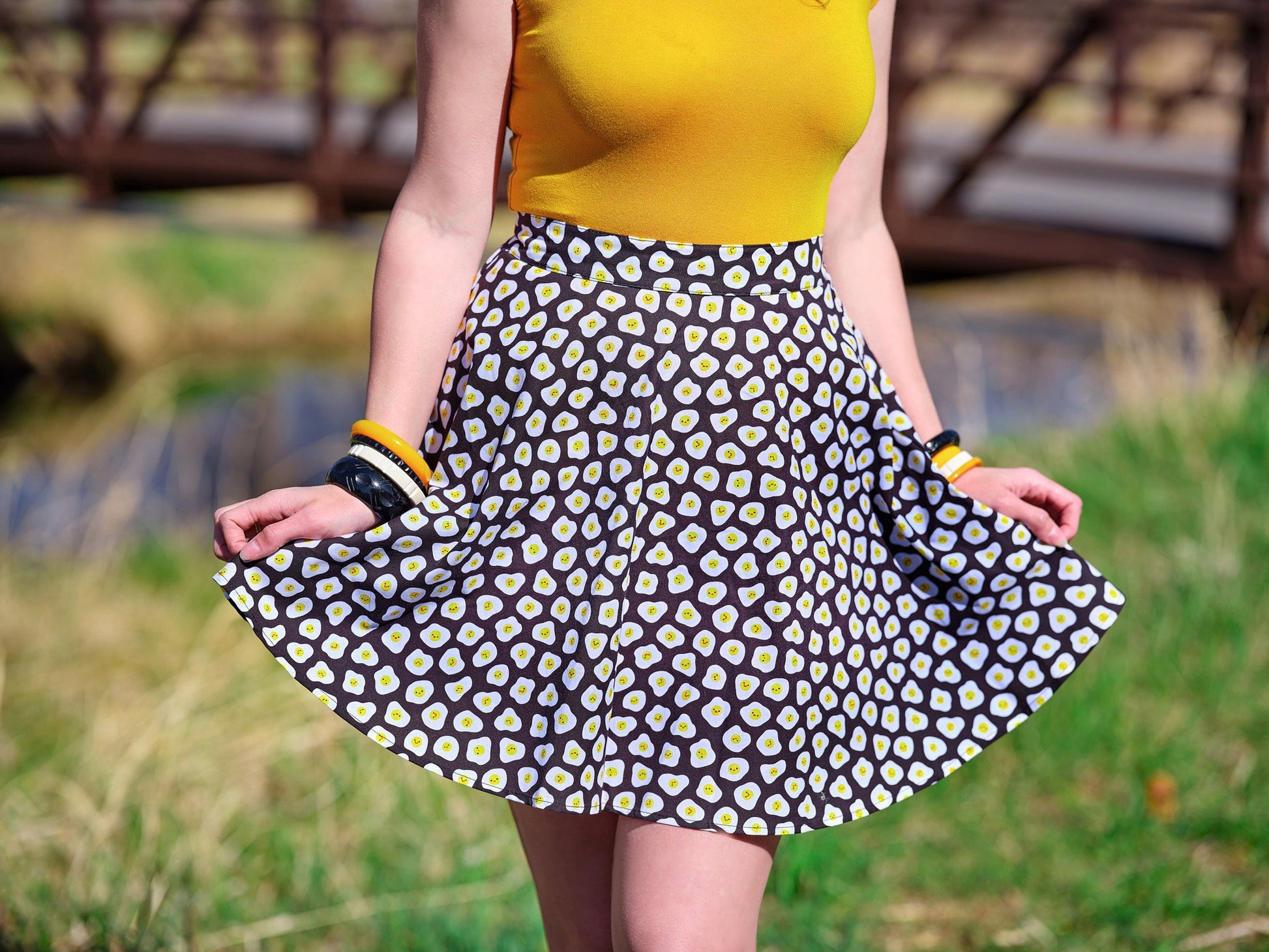 Sunny Side Up Skater Skirt - Concordia Style Boutique