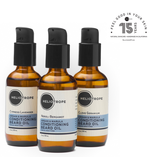 Argan & Marula Conditioning Beard Oil - Premium Hair Styling from Heliotrope San Francisco - Just $14.50! Shop now at Concordia Style Boutique