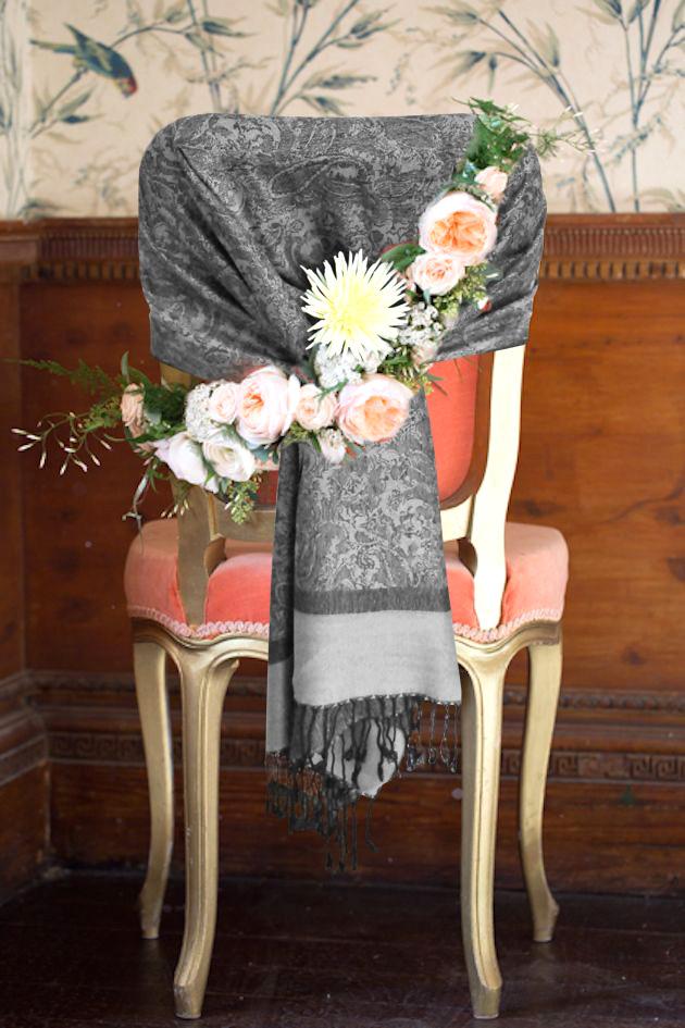 Sakkas 70" x 28" Paisley Self-Design Pashmina Shawl / Wrap / Stole - Premium scarf from Sakkas Store - Just $15.98! Shop now at Concordia Style Boutique