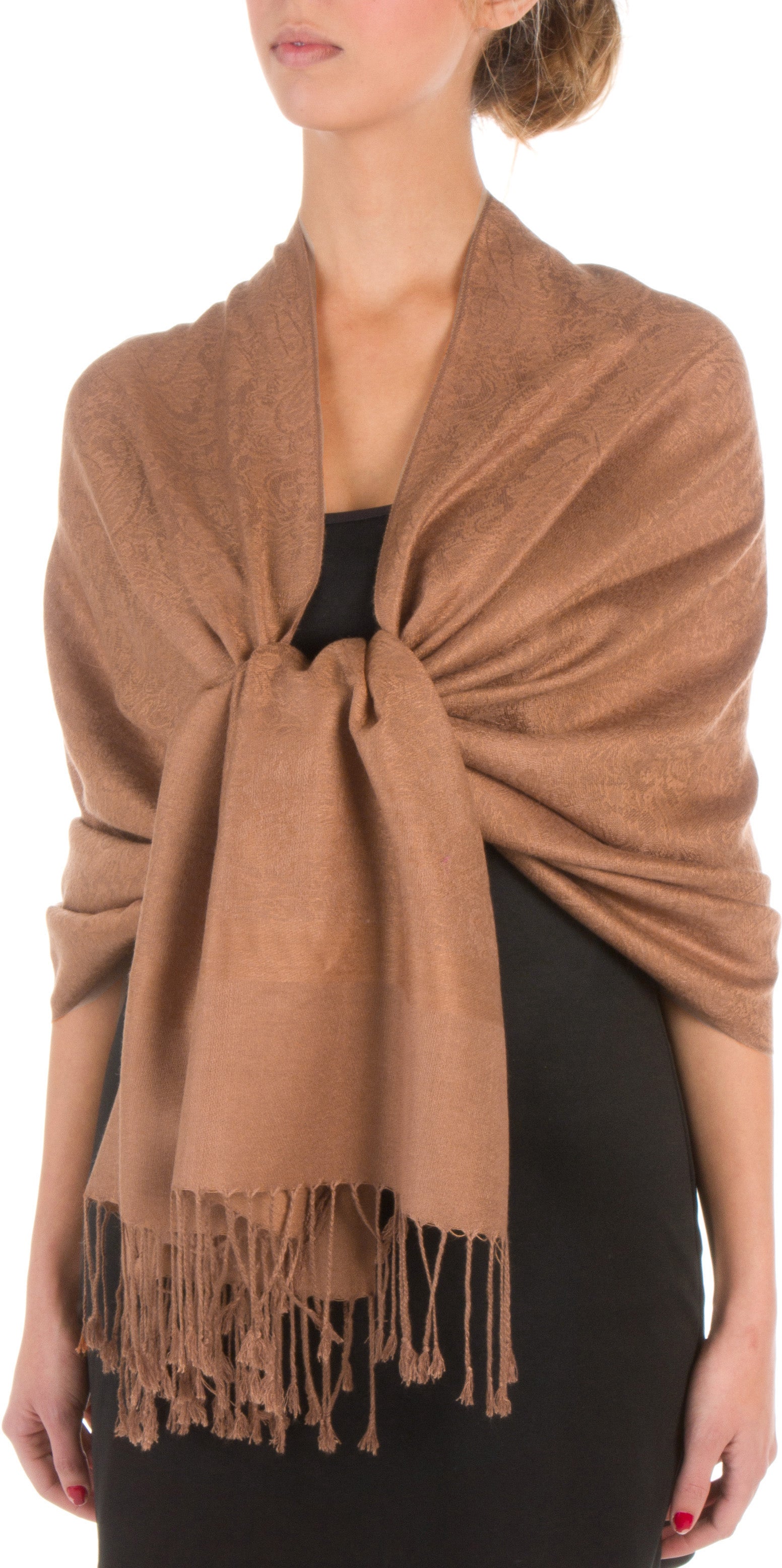 Sakkas 70" x 28" Paisley Self-Design Pashmina Shawl / Wrap / Stole - Premium scarf from Sakkas Store - Just $15.98! Shop now at Concordia Style Boutique