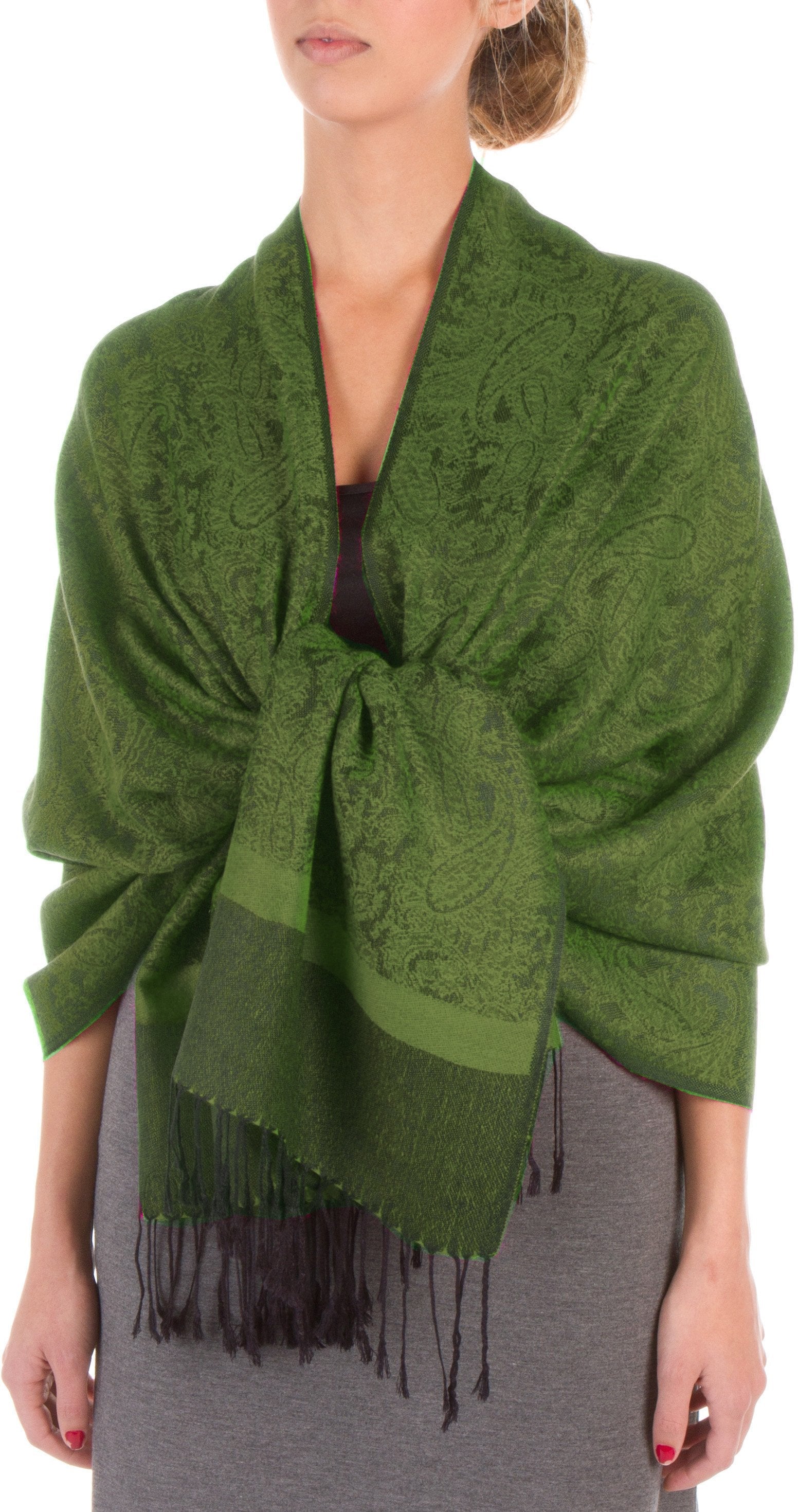 Sakkas 70" x 28" Paisley Self-Design Pashmina Shawl / Wrap / Stole - Premium scarf from Sakkas Store - Just $15.98! Shop now at Concordia Style Boutique