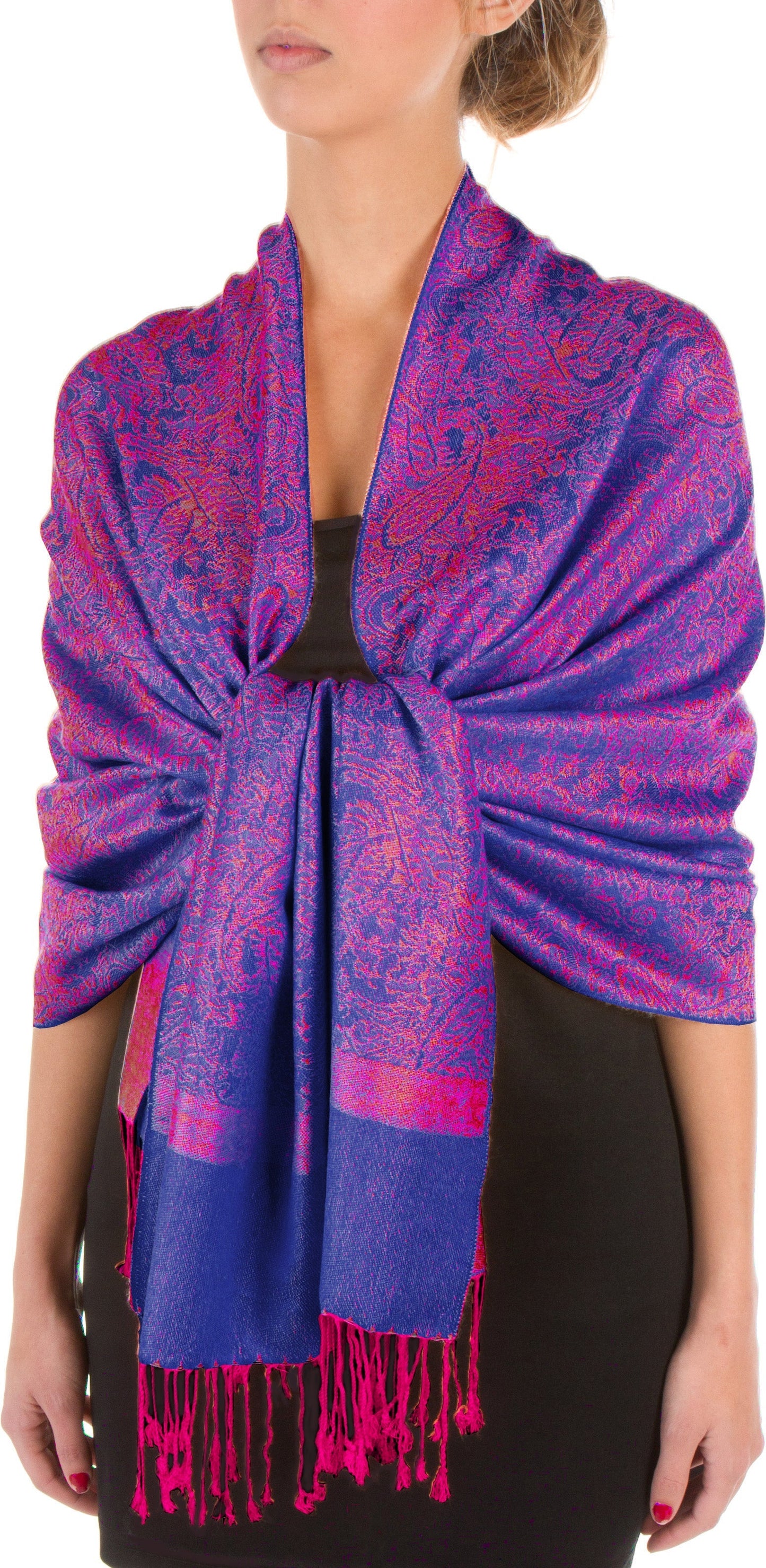 Sakkas 70" x 28" Paisley Self-Design Pashmina Shawl / Wrap / Stole - Premium scarf from Sakkas Store - Just $15.98! Shop now at Concordia Style Boutique