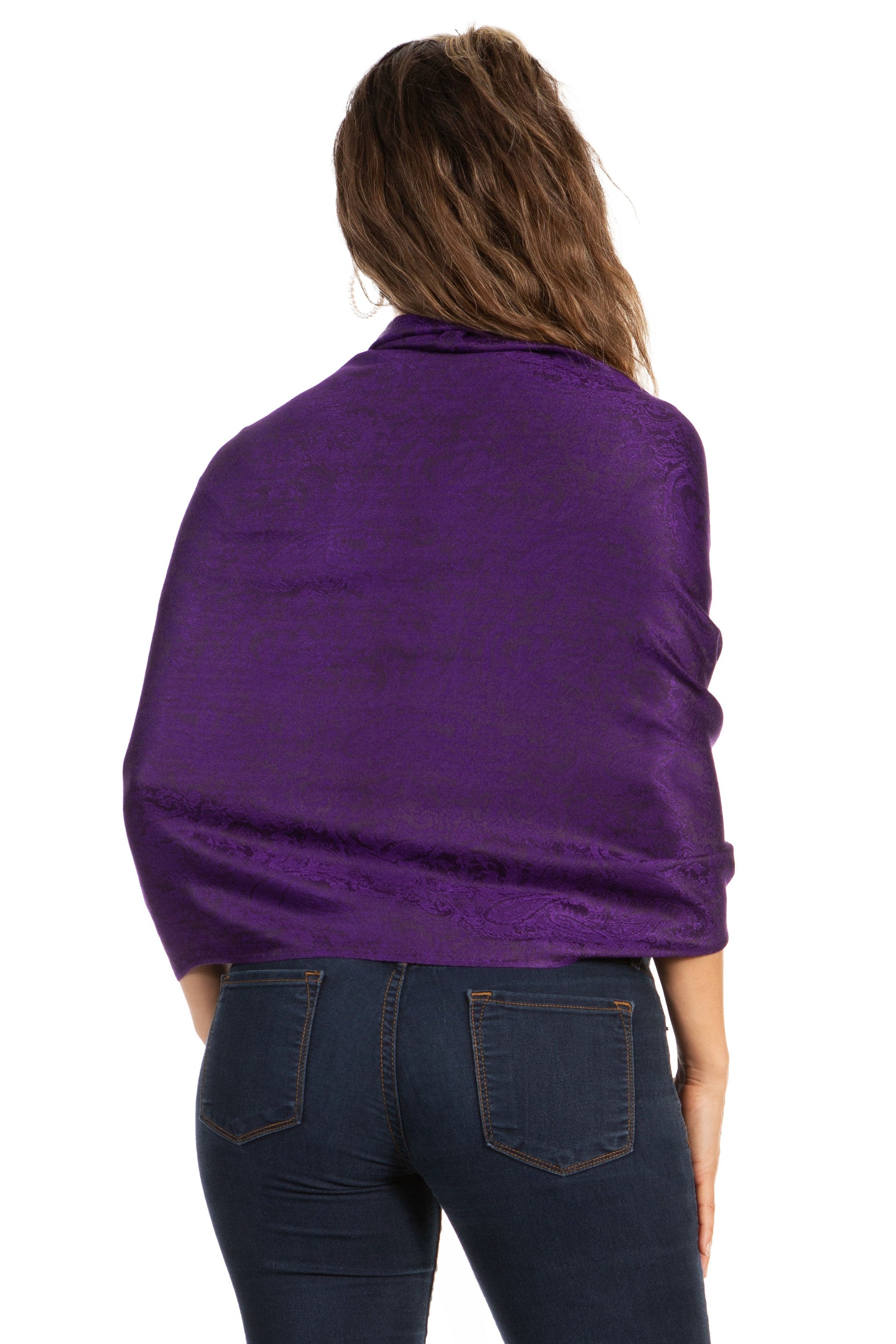 Sakkas 70" x 28" Paisley Self-Design Pashmina Shawl / Wrap / Stole - Premium scarf from Sakkas Store - Just $15.98! Shop now at Concordia Style Boutique