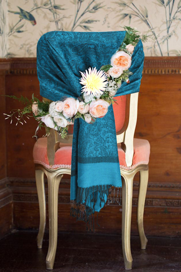 Sakkas 70" x 28" Paisley Self-Design Pashmina Shawl / Wrap / Stole - Premium scarf from Sakkas Store - Just $15.98! Shop now at Concordia Style Boutique