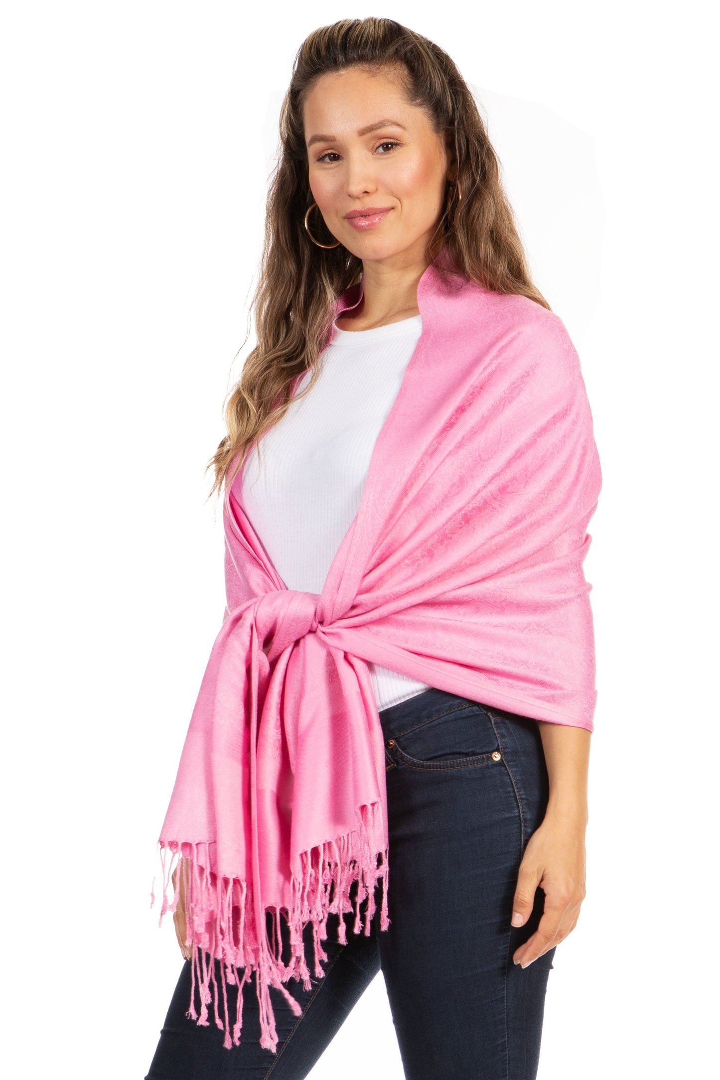 Sakkas 70" x 28" Paisley Self-Design Pashmina Shawl / Wrap / Stole - Premium scarf from Sakkas Store - Just $15.98! Shop now at Concordia Style Boutique
