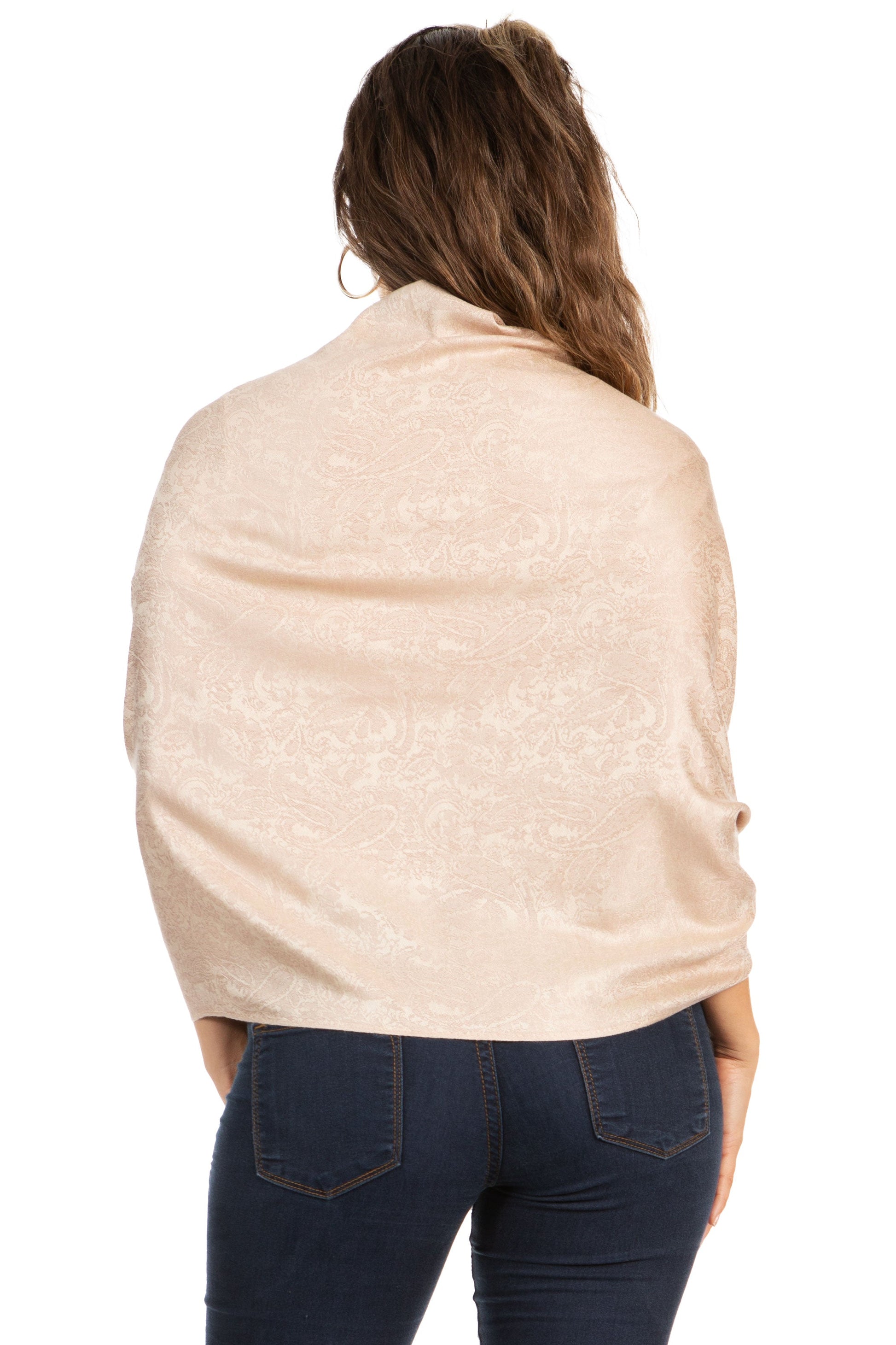 Sakkas 70" x 28" Paisley Self-Design Pashmina Shawl / Wrap / Stole - Premium scarf from Sakkas Store - Just $15.98! Shop now at Concordia Style Boutique
