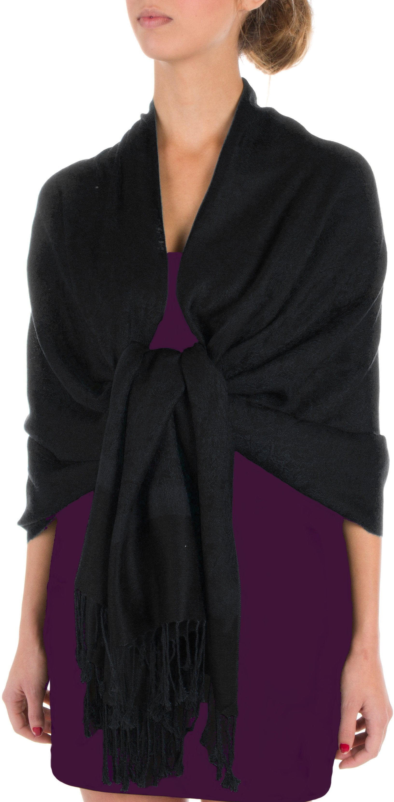 Sakkas 70" x 28" Paisley Self-Design Pashmina Shawl / Wrap / Stole - Premium scarf from Sakkas Store - Just $15.98! Shop now at Concordia Style Boutique