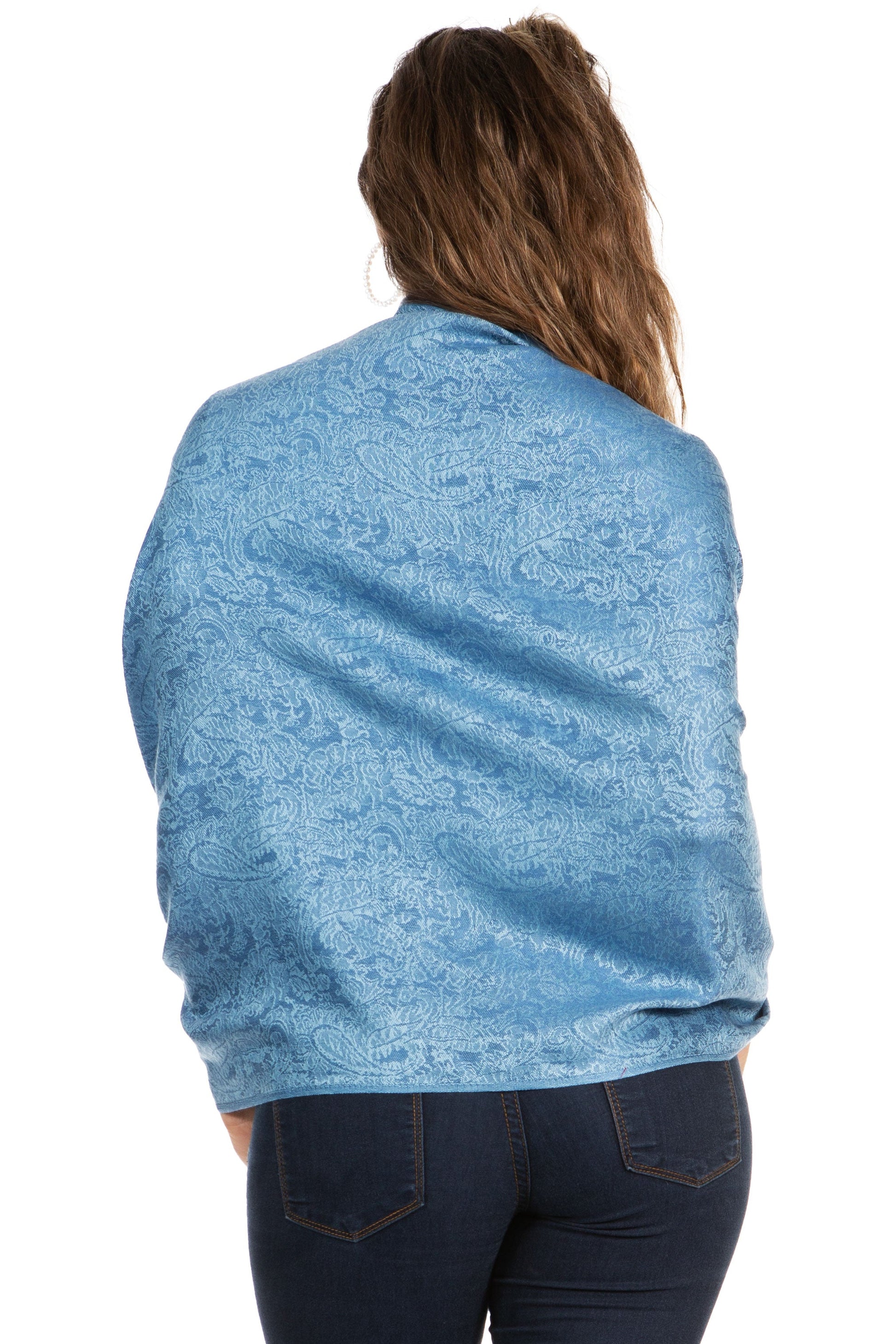 Sakkas 70" x 28" Paisley Self-Design Pashmina Shawl / Wrap / Stole - Premium scarf from Sakkas Store - Just $15.98! Shop now at Concordia Style Boutique