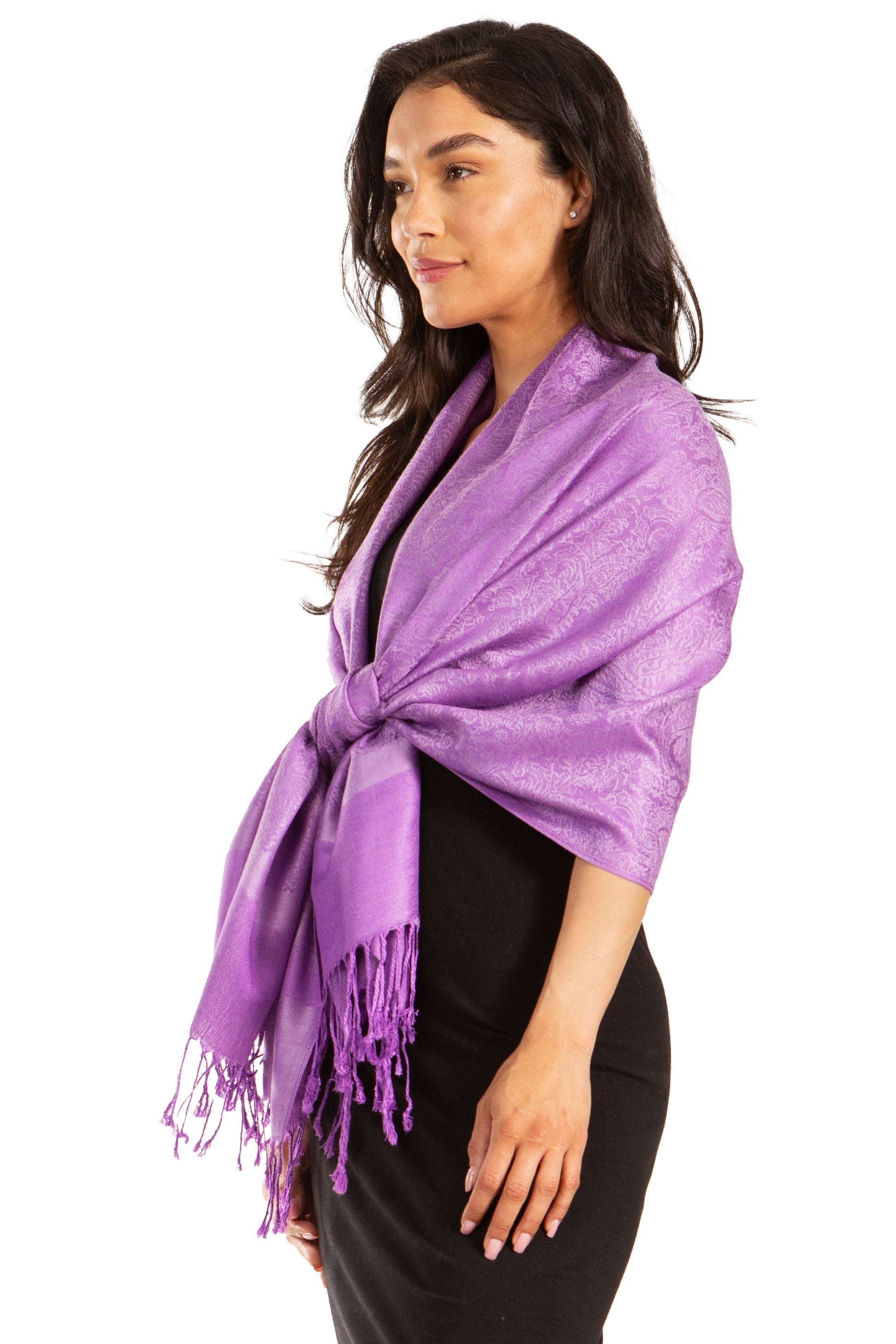 Sakkas 70" x 28" Paisley Self-Design Pashmina Shawl / Wrap / Stole - Premium scarf from Sakkas Store - Just $15.98! Shop now at Concordia Style Boutique