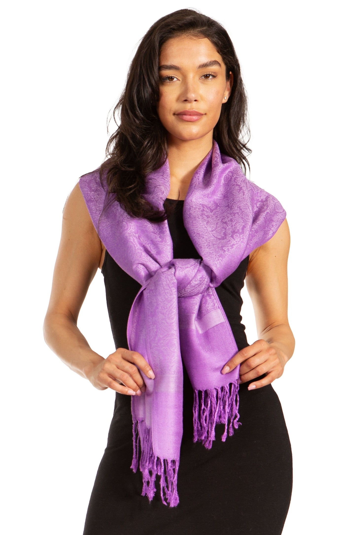 Sakkas 70" x 28" Paisley Self-Design Pashmina Shawl / Wrap / Stole - Premium scarf from Sakkas Store - Just $15.98! Shop now at Concordia Style Boutique