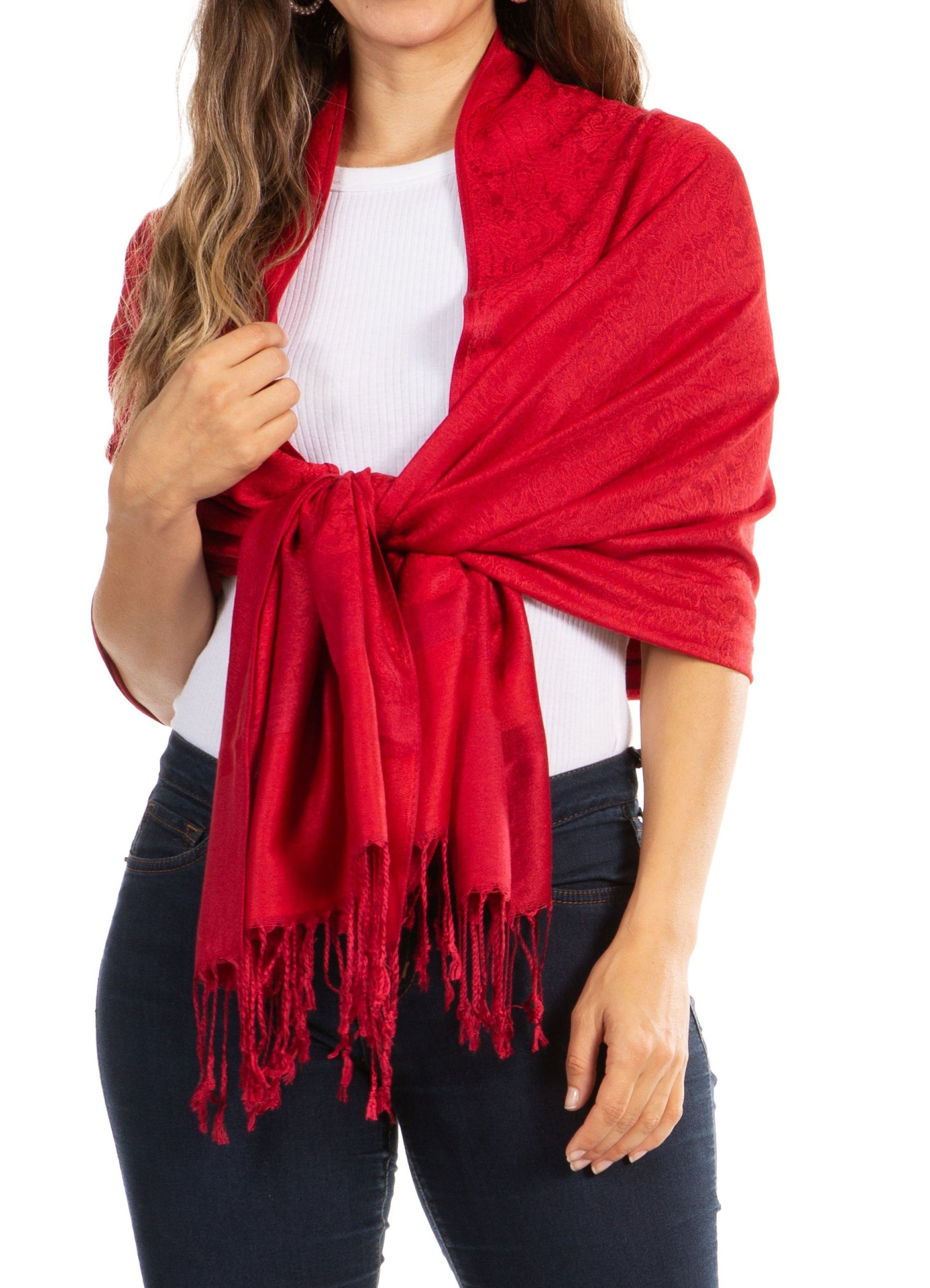 Sakkas 70" x 28" Paisley Self-Design Pashmina Shawl / Wrap / Stole - Premium scarf from Sakkas Store - Just $15.98! Shop now at Concordia Style Boutique