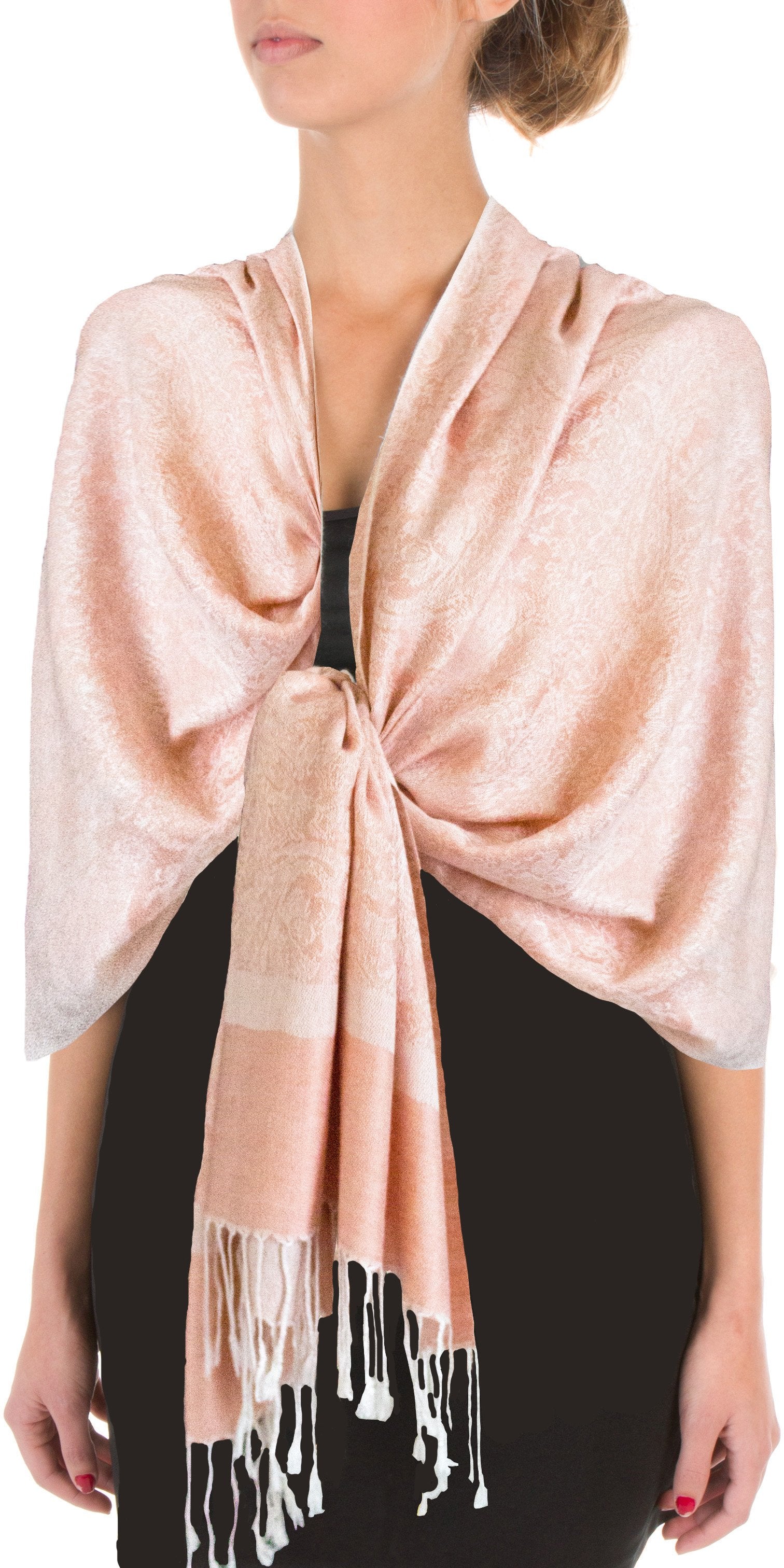 Sakkas 70" x 28" Paisley Self-Design Pashmina Shawl / Wrap / Stole - Premium scarf from Sakkas Store - Just $15.98! Shop now at Concordia Style Boutique