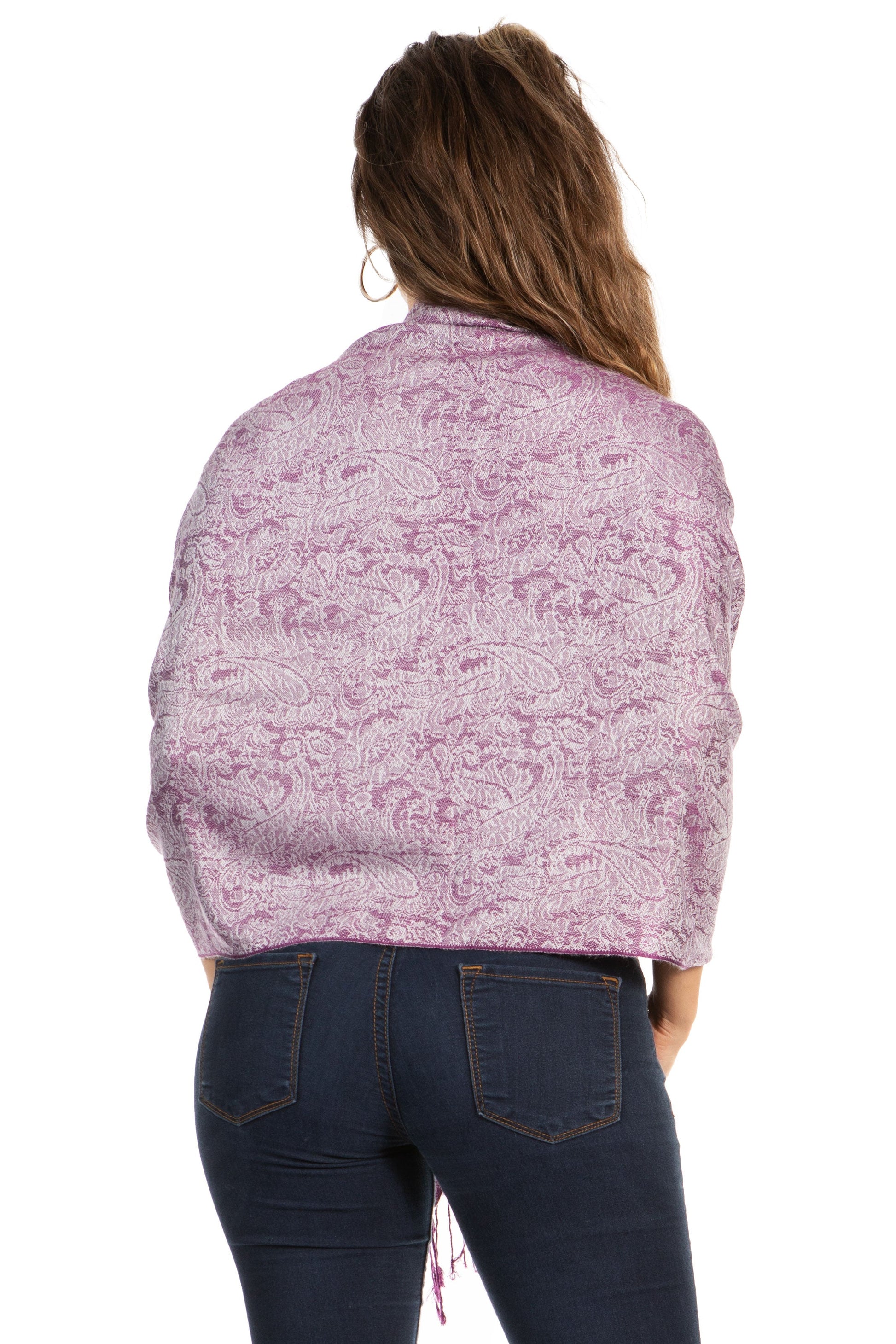 Sakkas 70" x 28" Paisley Self-Design Pashmina Shawl / Wrap / Stole - Premium scarf from Sakkas Store - Just $15.98! Shop now at Concordia Style Boutique