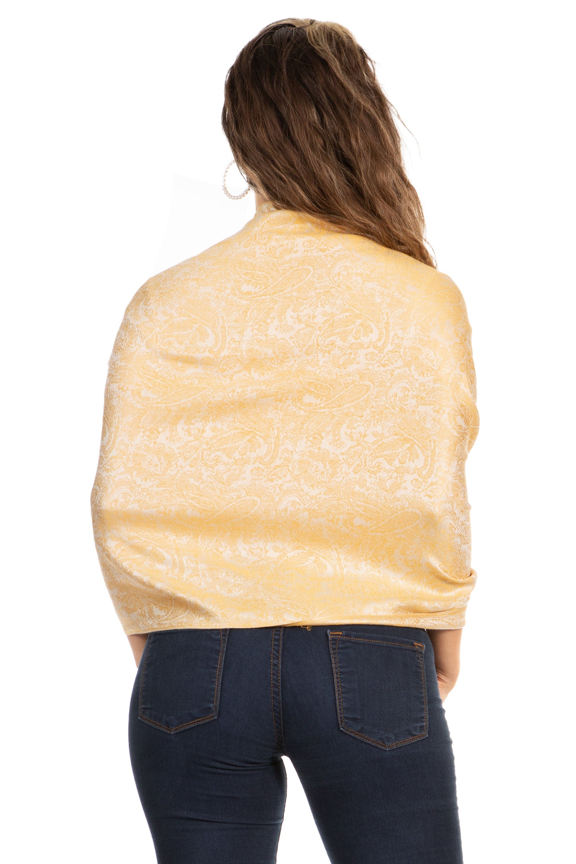 Sakkas 70" x 28" Paisley Self-Design Pashmina Shawl / Wrap / Stole - Premium scarf from Sakkas Store - Just $15.98! Shop now at Concordia Style Boutique