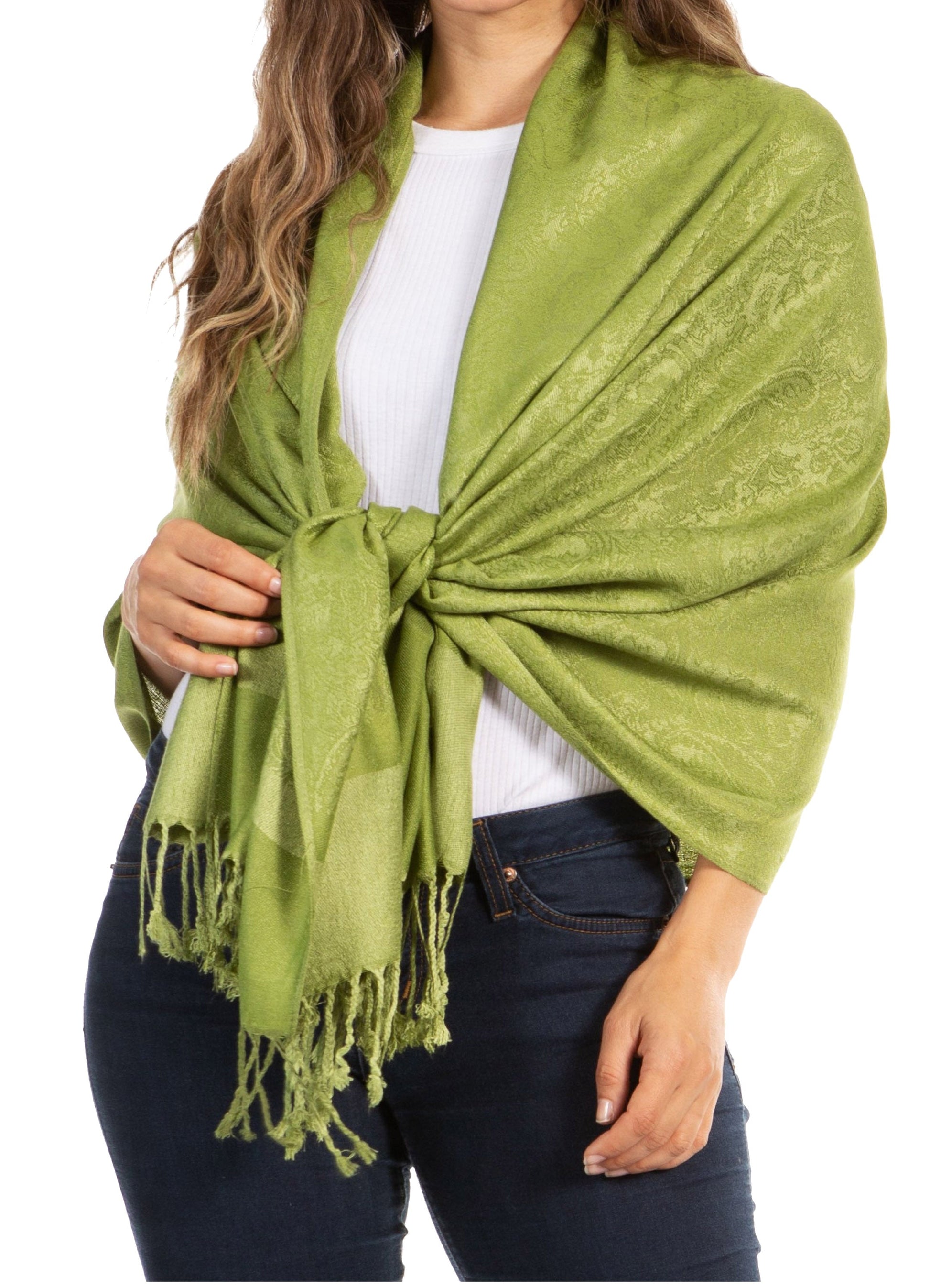 Sakkas 70" x 28" Paisley Self-Design Pashmina Shawl / Wrap / Stole - Premium scarf from Sakkas Store - Just $15.98! Shop now at Concordia Style Boutique