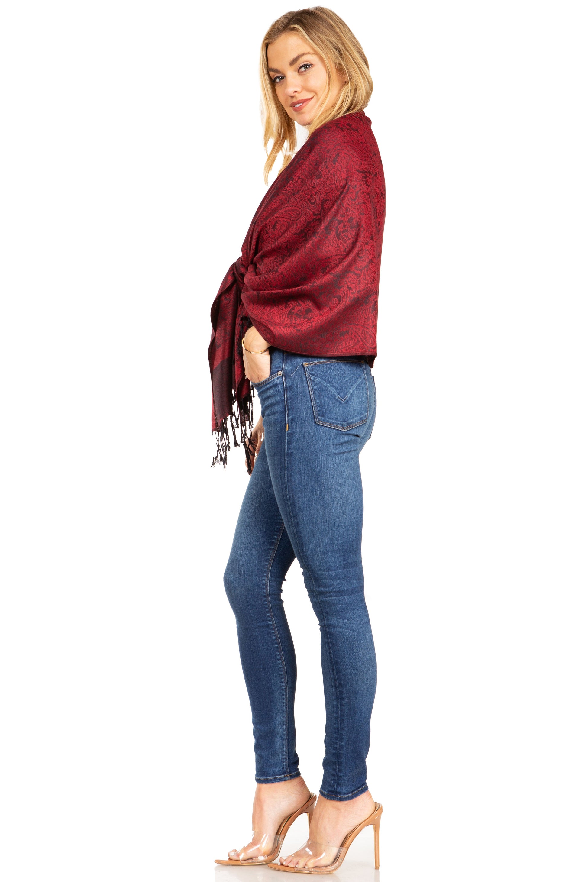 Sakkas 70" x 28" Paisley Self-Design Pashmina Shawl / Wrap / Stole - Premium scarf from Sakkas Store - Just $15.98! Shop now at Concordia Style Boutique