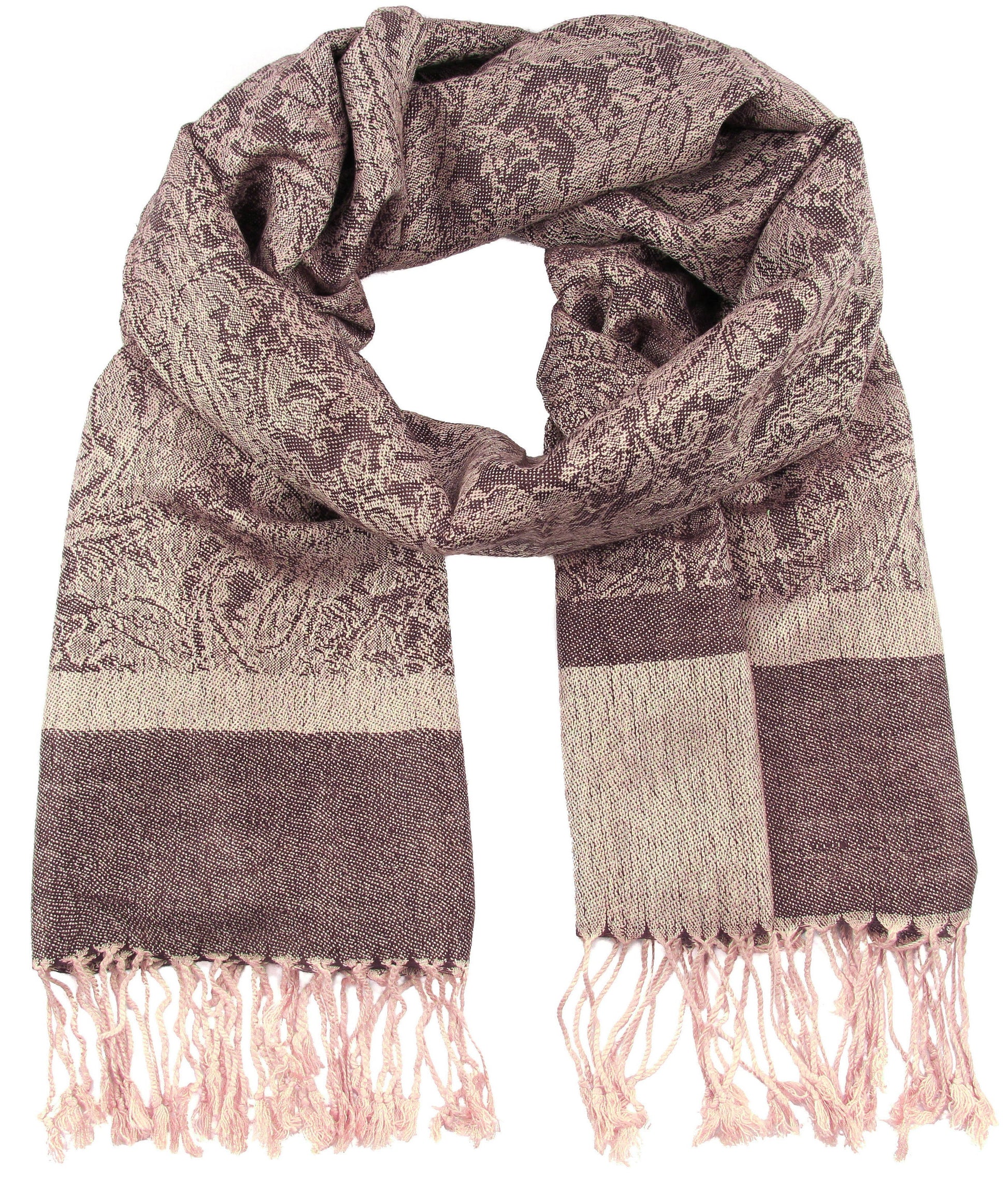 Sakkas 70" x 28" Paisley Self-Design Pashmina Shawl / Wrap / Stole - Premium scarf from Sakkas Store - Just $15.98! Shop now at Concordia Style Boutique