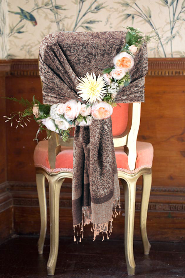 Sakkas 70" x 28" Paisley Self-Design Pashmina Shawl / Wrap / Stole - Premium scarf from Sakkas Store - Just $15.98! Shop now at Concordia Style Boutique
