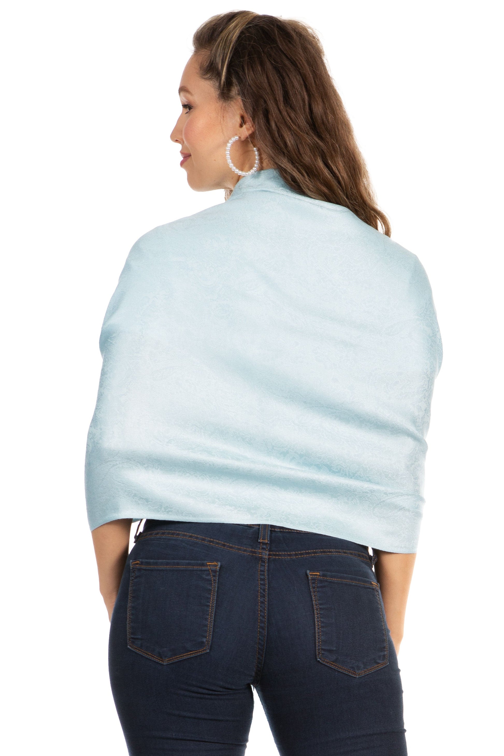 Sakkas 70" x 28" Paisley Self-Design Pashmina Shawl / Wrap / Stole - Premium scarf from Sakkas Store - Just $15.98! Shop now at Concordia Style Boutique