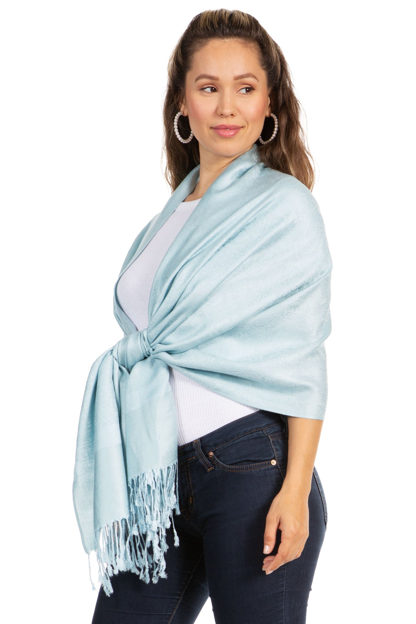 Sakkas 70" x 28" Paisley Self-Design Pashmina Shawl / Wrap / Stole - Premium scarf from Sakkas Store - Just $15.98! Shop now at Concordia Style Boutique