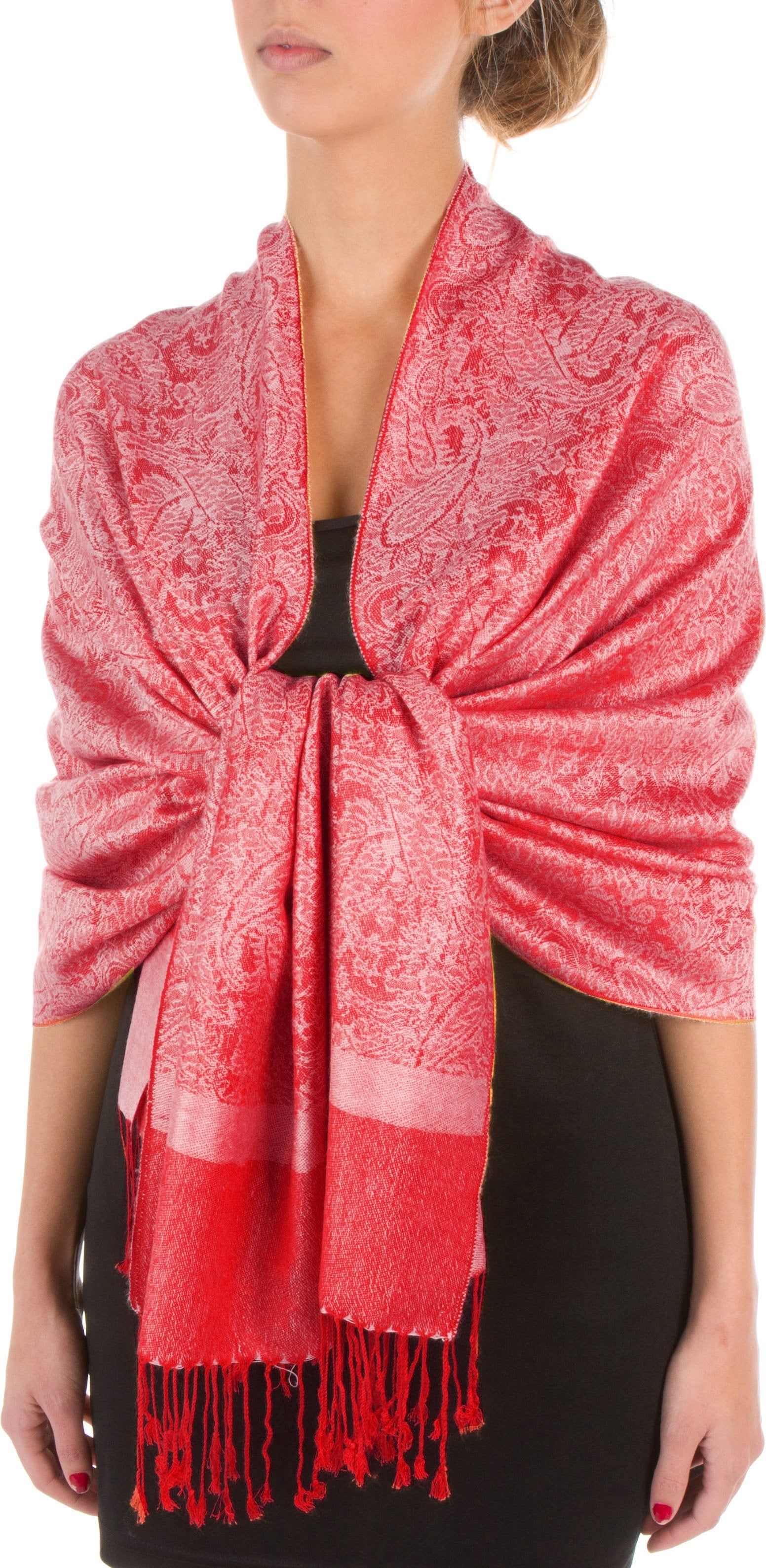 Sakkas 70" x 28" Paisley Self-Design Pashmina Shawl / Wrap / Stole - Premium scarf from Sakkas Store - Just $15.98! Shop now at Concordia Style Boutique