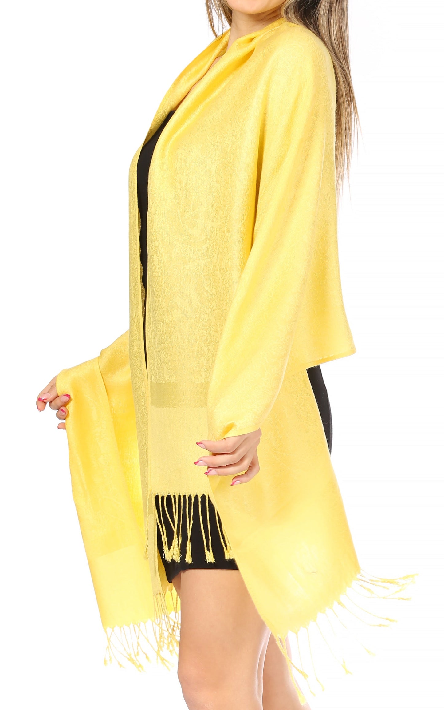 Sakkas 70" x 28" Paisley Self-Design Pashmina Shawl / Wrap / Stole - Premium scarf from Sakkas Store - Just $15.98! Shop now at Concordia Style Boutique
