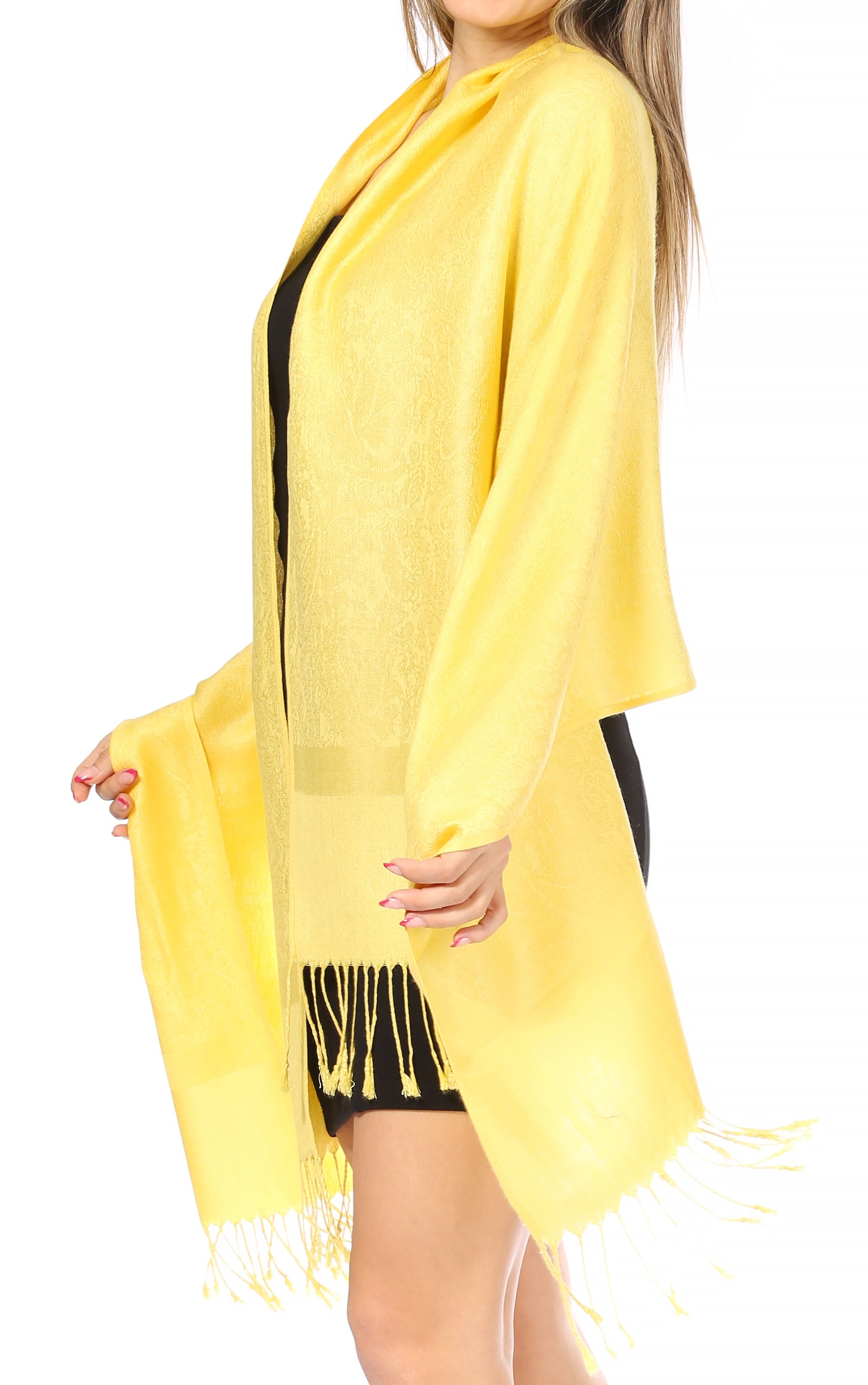 Sakkas 70" x 28" Paisley Self-Design Pashmina Shawl / Wrap / Stole - Premium scarf from Sakkas Store - Just $15.98! Shop now at Concordia Style Boutique