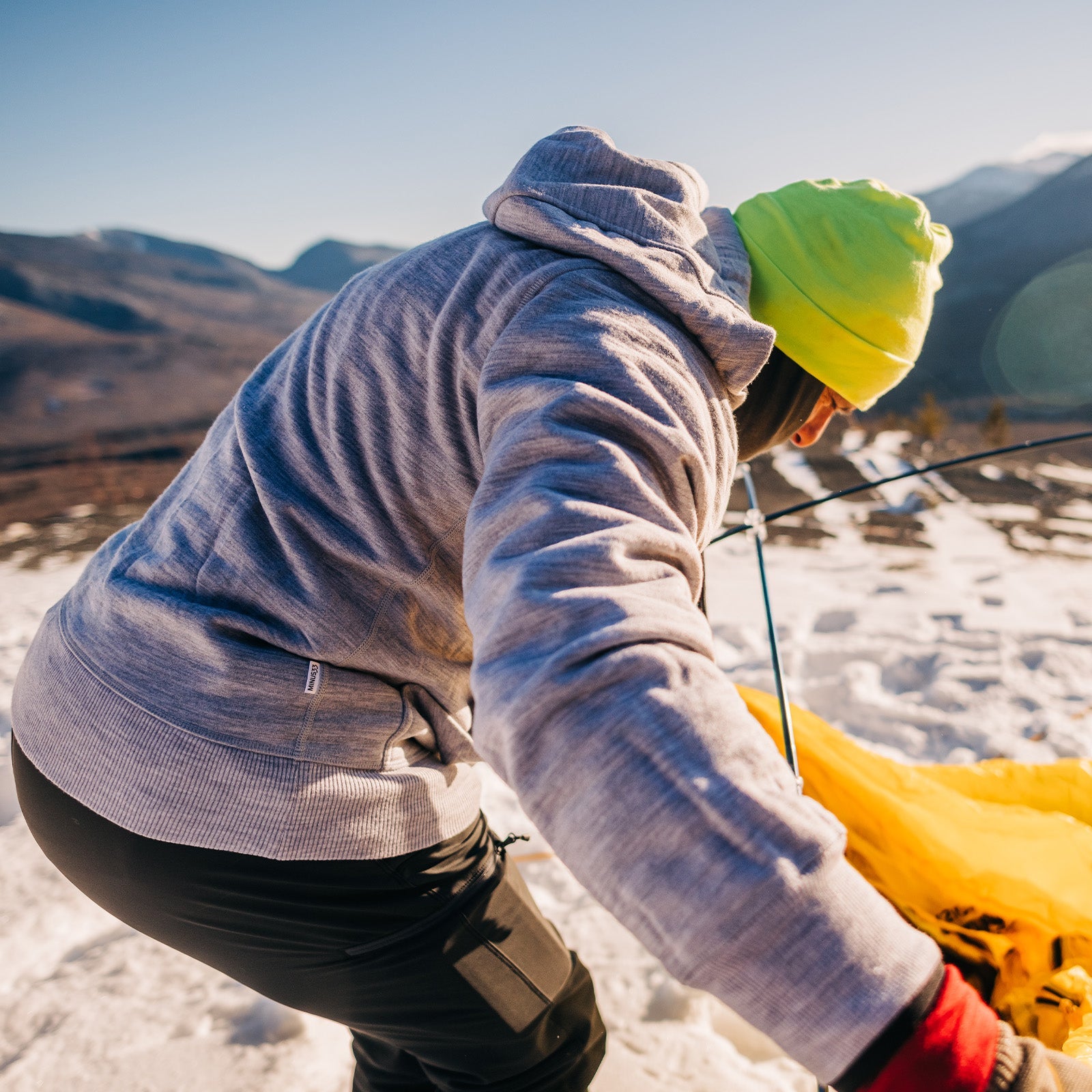 Heavyweight - Men's Brushed Wool Hoodie Kodiak Fleece - Concordia Style Boutique