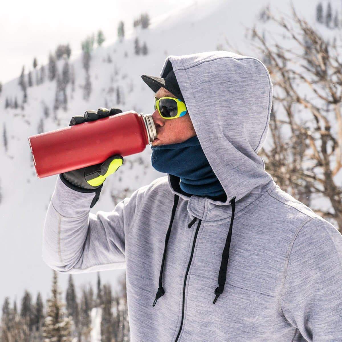 Heavyweight - Men's Brushed Wool Hoodie Kodiak Fleece - Concordia Style Boutique