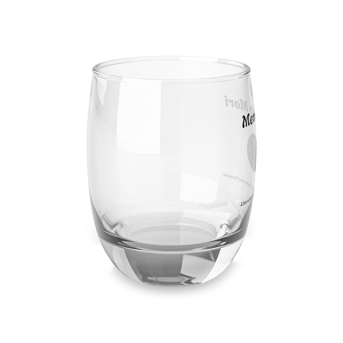 "Memento Mori" Whiskey Glass - "Live with Intention, Gratitude, and Purpose" - Premium Mug from Concordia Style Boutique - Just $22.93! Shop now at Concordia Style Boutique