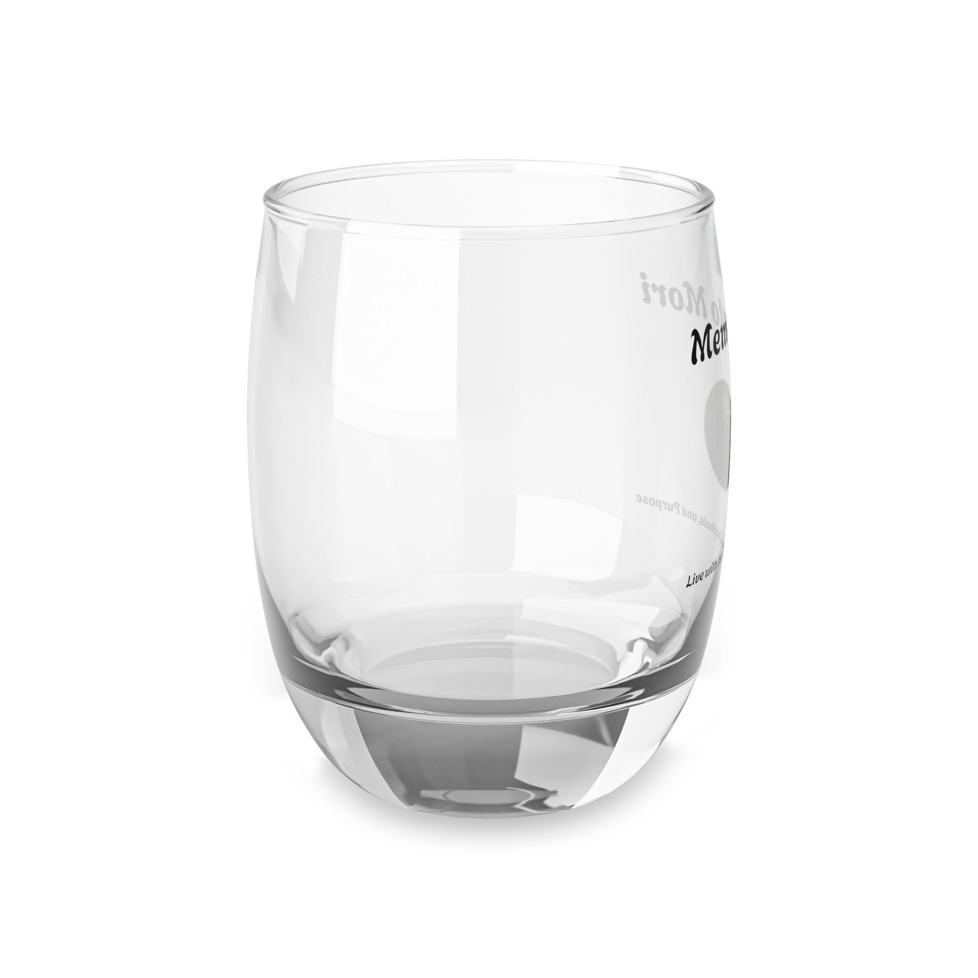 "Memento Mori" Whiskey Glass - "Live with Intention, Gratitude, and Purpose" - Premium Mug from Concordia Style Boutique - Just $22.93! Shop now at Concordia Style Boutique