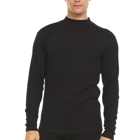 Heavyweight - Men's Mock Neck 100% Merino Wool - Concordia Style Boutique