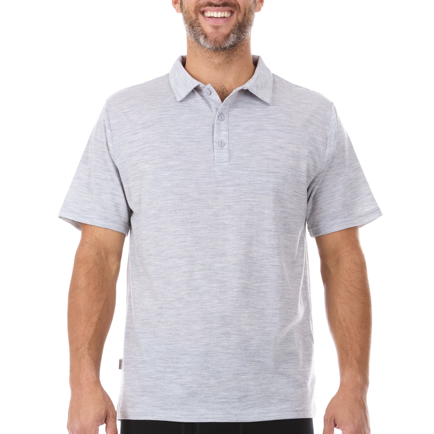 Microweight - Men's Wool Polo Woolverino - Concordia Style Boutique