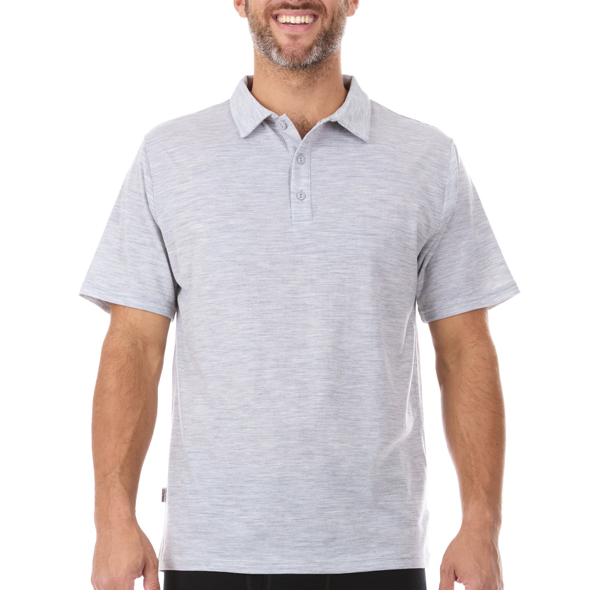 Microweight - Men's Wool Polo Woolverino - Concordia Style Boutique